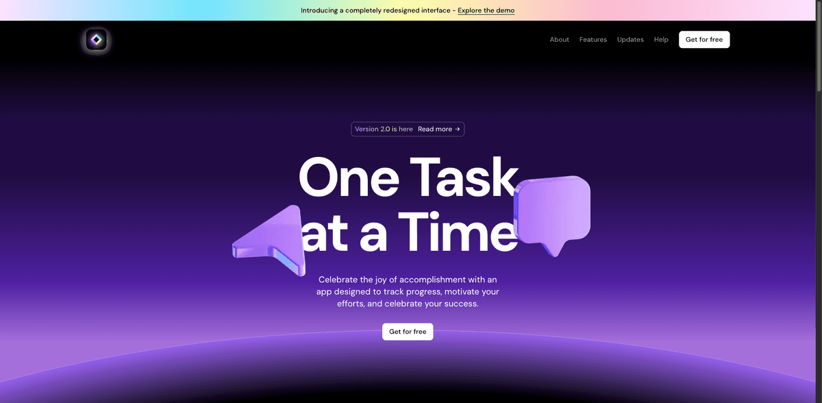 Dark Theme SaaS Landing Page
